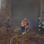 Incêndio em armazém de serradura aconteceu em Avelãs de Caminho