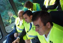Ministro das Infraestruturas “de olhos postos” na obra da Linha da Beira Alta