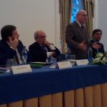 Ministro e secretário de Estado, no Bussaco, para assinatura de projeto-piloto no país