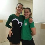 Mafalda Almeida, do HCM, no campeonato distrital de patinagem artística