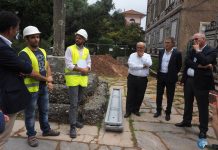 Esculturas religiosas “encontradas” em parede do Convento do Bussaco