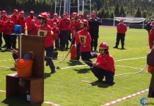 Corporações juntaram-se, no Luso, para demonstração de provas de manobras de Cadetes