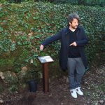 Rui Massena no Trilho dos Famosos na Mata do Bussaco