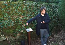 Rui Massena no Trilho dos Famosos na Mata do Bussaco