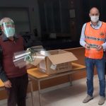 Município de Oliveira do Bairro entrega 400 viseiras de proteção para o comércio local