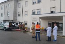 Proteção Civil de Cantanhede coordena descontaminação do Hospital João Crisóstomo