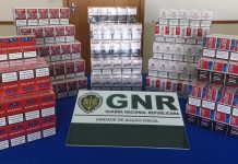 Aveiro: Apreensão de 15 mil cigarros sem estampilha fiscal