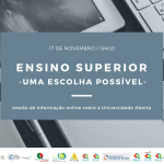 Iniciativa online, aberta e gratuita: “Ensino Superior: uma escolha possível”