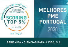 BebéVida distinguida como uma das “Melhores PME de Portugal 2020”