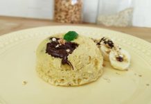 “Não há cá desperdícios”: Mugcake de banana e chocolate