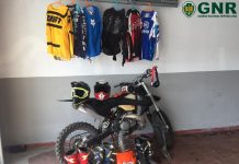 Recuperação de motociclo furtado em Vagos
