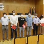 Premiados vencedores do Concurso Municipal Jovens Empreendedores de Anadia