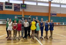 Patinagem Artística do HCM marcou presença em estágio de observação