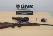 Homem detido, em Águeda, por caça em área de proteção