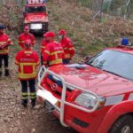 Bombeiros da Mealhada testam procedimentos internos em cenário de incêndio rural