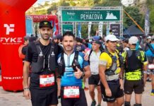 José Santos e Nuno Ribeiro, de Cantanhede, competiram no Penacova Trail Centro