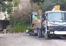 Empreitada de prolongamento de saneamento chega ao Luso e entra na fase final