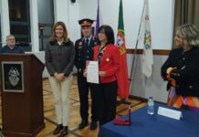 Município distinguido com Medalha de Agradecimento pela Liga dos Bombeiros