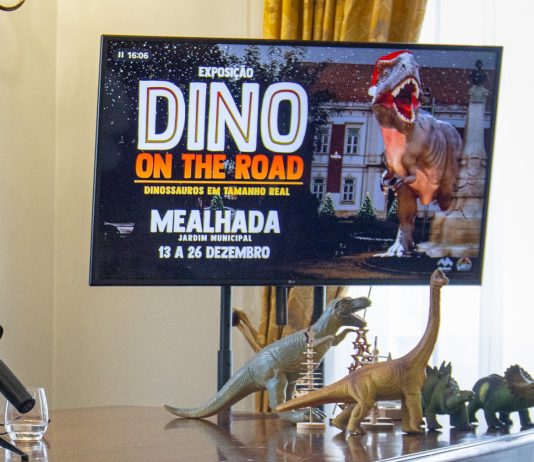 Exposição de dinossauros marcará Natal na cidade da Mealhada