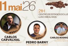 “Um Café Com…”, esta noite, em Luso, com Carlos Carvalhal e Pedro Barny