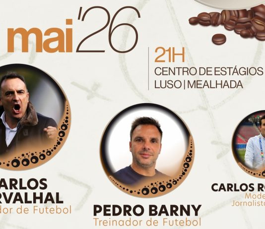 “Um Café Com…”, esta noite, em Luso, com Carlos Carvalhal e Pedro Barny