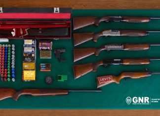 Homem constituído arguido, no concelho de Cantanhede, por posse de arma ilegal